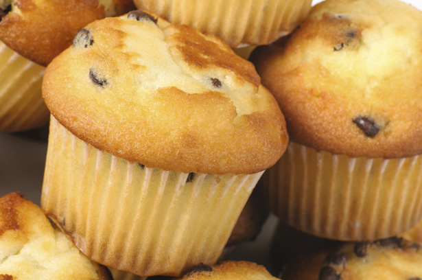 Muffins with chocolate chips